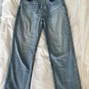 Aritzia Denim Forum Joni High Loose 25x26